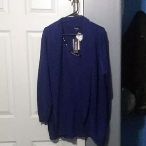 Briggs New York Top with attatched cardigan